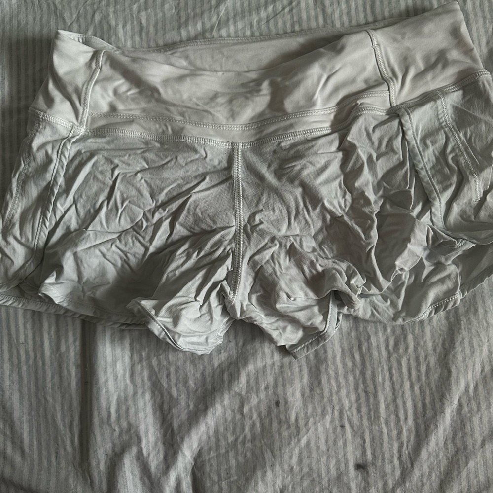 White Lulu shorts